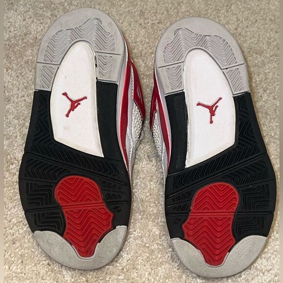 JORDAN 4 RETRO “RED CEMENT” SNEAKERS 11TD - Picture 5 of 5